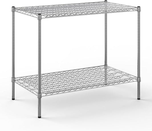 24" Deep x 42" Wide x 34" Height Wire Shelving Kit | 2-Tier | NSF Commercial by Regal+Altair