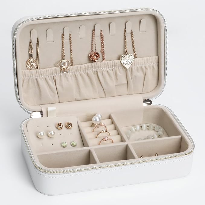 Elegant Travel Jewelry Case for Women by V-LafuyJewelryBox