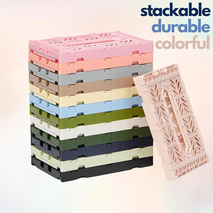 Collapsible Storage Box, Foldable Crate Organizer Bin - Image 8