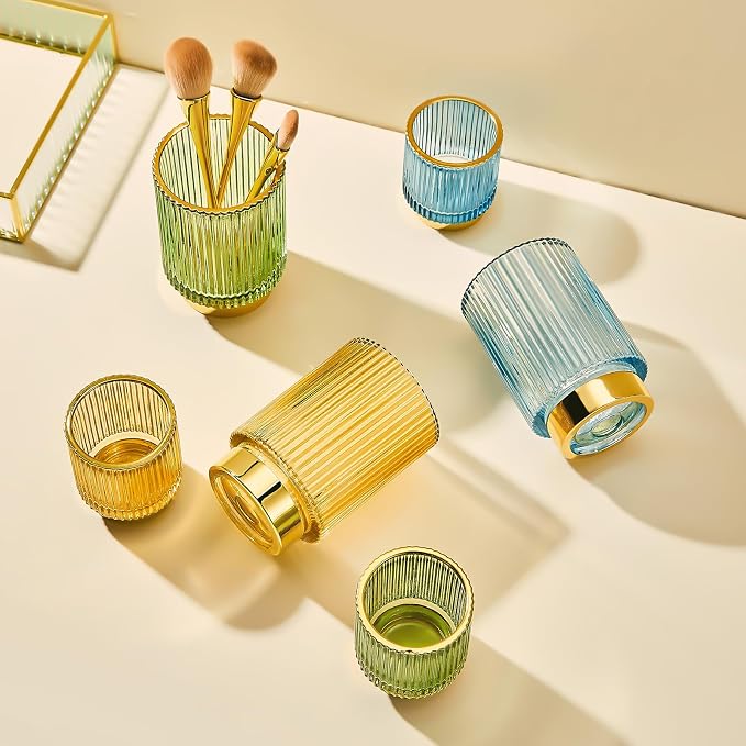 Makeup Brush Holder Organizer, Toothbrush Holders, Desk Pen Pencil Holder - Image 7