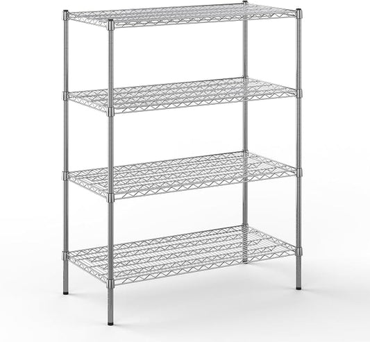21" Deep x 42" Wide x 54" Height Wire Shelving Kit | 4-Tier | NSF Commercial by Regal+Altair