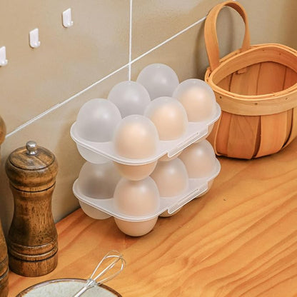 6 Grid Egg Holder Container Portable Carrier Box Hard Shell Storage Case - Image 3