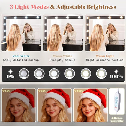 AMERLIFE 36.2" Fluted Vanity Desk - Image 7