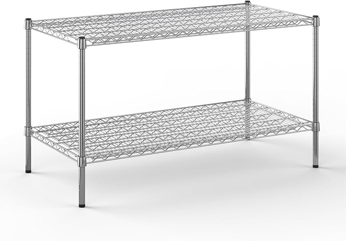24" Deep x 48" Wide x 27" Height Wire Shelving Kit | 2-Tier | NSF Commercial by Regal+Altair