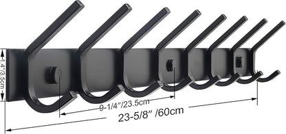 WEBI Coat Rack Wall Mounted, 8 Coat Hooks - Image 2