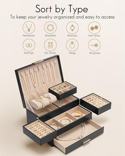 Vlando 3 Layer Jewelry Box - Image 3