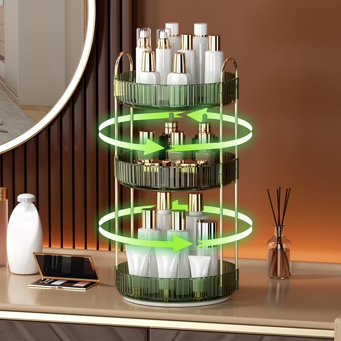 YCIA&DONE 360 Rotating Makeup Organizer and Storage - Image 8