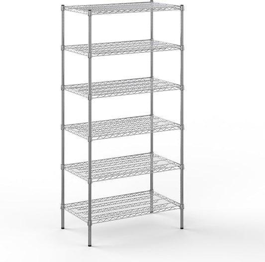 21" Deep x 36" Wide x 74" Height Wire Shelving Kit | 6-Tier | NSF Commercial by Regal+Altair