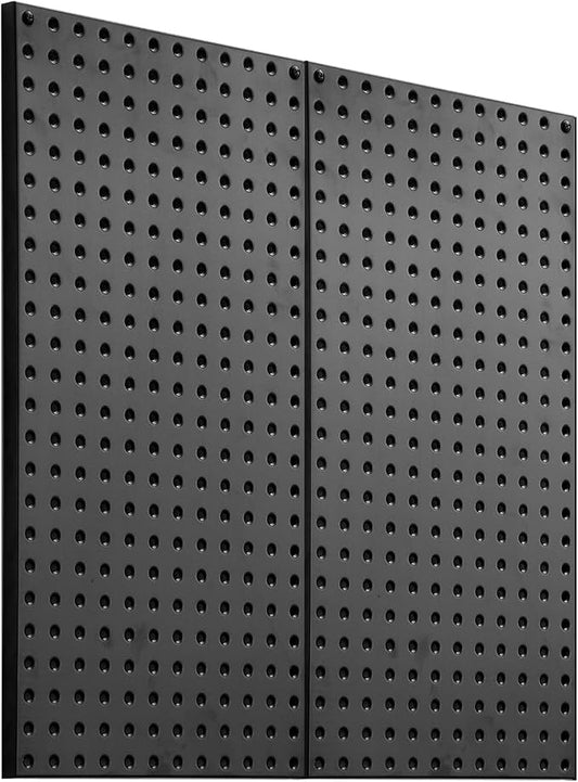 VEVOR Metal Pegboard Panels, 2 Panels, Heavy Duty Steel Peg Board Wall Organizer by VEVOR