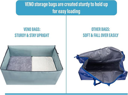 VENO 6 Pack Moving Bags and Large Christmas Decoration Storage Bins - Image 6