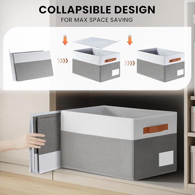 Criusia Large Closet Storage Baskets - Image 7