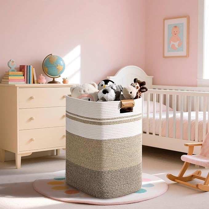 Laundry Hamper, 95L Tall Laundry Basket - Image 8