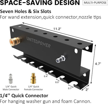 UNITEDPOWER Pressure Washer Gun Holder，Wall Mount Foam Cannon Holder，Tool - Image 2