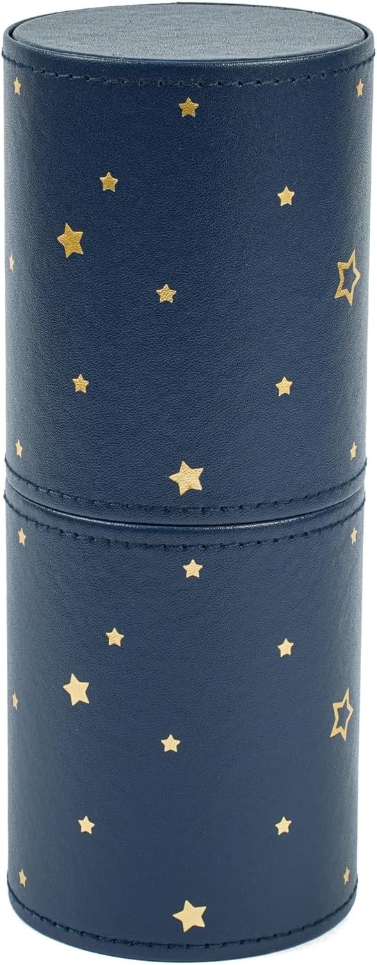 Portable Makeup Brush Holder, Waterproof PU Leather Travel Makeup Brush Case by RSRSLEII