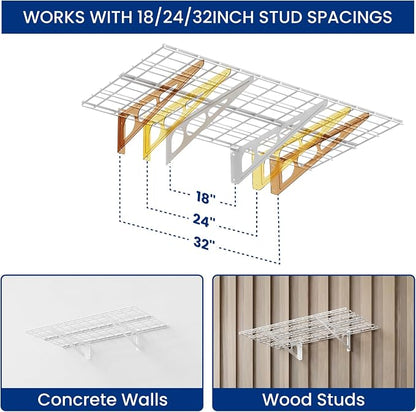 LEXIMOUNTS 2-Pack 2x4ft Garage Shelving - Image 4