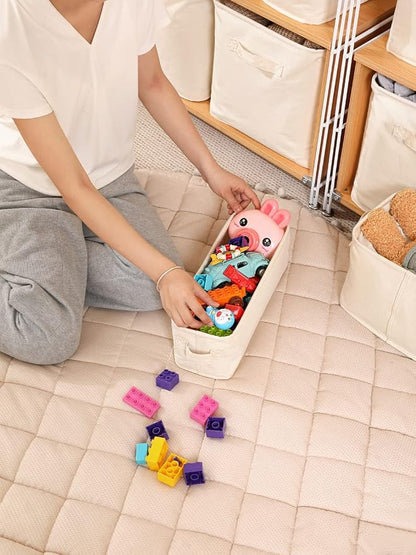 Decorative Basket Rectangular Fabric Storage Bin Organizer Basket - Image 3