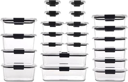 Rubbermaid Brilliance BPA Free 44-Piece Food Storage Containers Set Airtight - Image 2