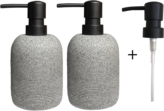 2pcs/Set Grey Soap Lotion Dispenser - Image 7