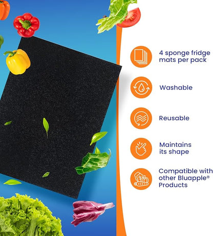 Bluapple FreshMats, Refrigerator Bin Liner, Fridge Drawer Mats, Crisper Life - Image 8