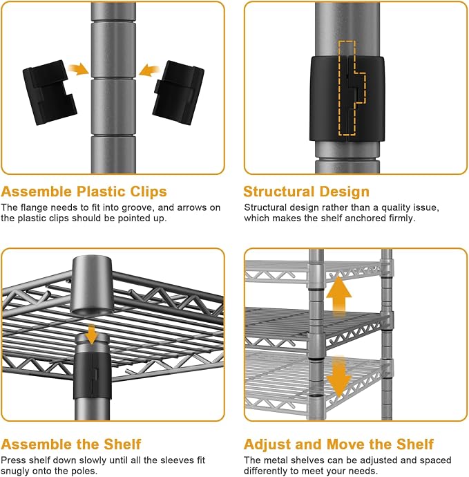 P1 Rolling Clothing Rack with Lockable Wheels, Heavy-Duty Garment Rack - Image 8