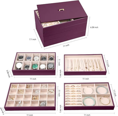 Voova Stackable Jewelry Organizer Tray - Image 5