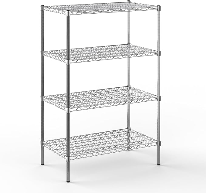 21" Deep x 36" Wide x 54" Height Wire Shelving Kit | 4-Tier | NSF Commercial by Regal+Altair
