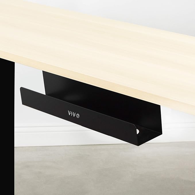VIVO Under Desk 17 inch Cable Management Tray, Power Strip Holder, Cord - Image 8