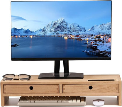 KIRIGEN Wood Monitor Stand by KIRIGEN
