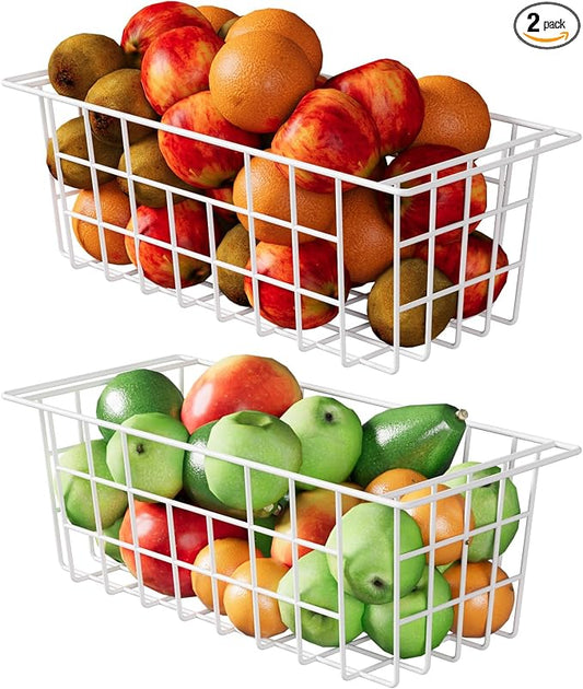 2Packs 17.5 inch Chest Freezer Organizer, Refrigerator Organizer Bins, Freezer by DPZM