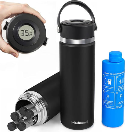Insulin Cooler Travel Case Tsa Approved, 3-5 Pens Medicine Travel Cooler Temp by Medineed