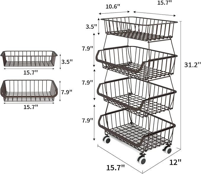 Miyawell Fruit Vegetable Storage Basket - Image 6