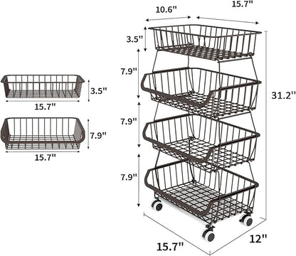 Miyawell Fruit Vegetable Storage Basket - Image 6