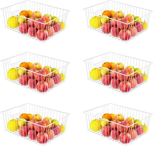 6 Pack Upright Freezer Organizer Bins by Unknown