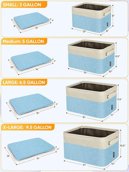 BALEINE 2 Pack Fabric Storage Bins - Image 2