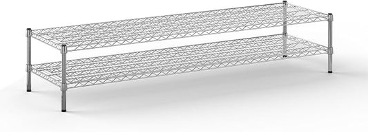 21" Deep x 72" Wide x 14" Height Wire Shelving Kit | 2-Tier | NSF Commercial by Regal+Altair