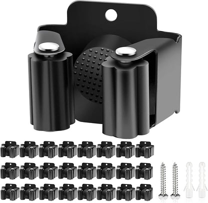 Verdenu 25 Pack Broom Holder Wall Mount, Mop and Broom Holder Wall Mount by Verdenu