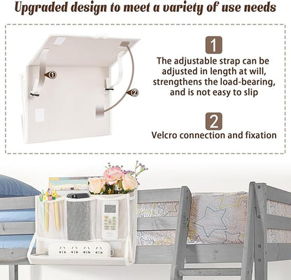 Bedside Caddy Bedside Storage Organizer Bedside Organizer - Image 4