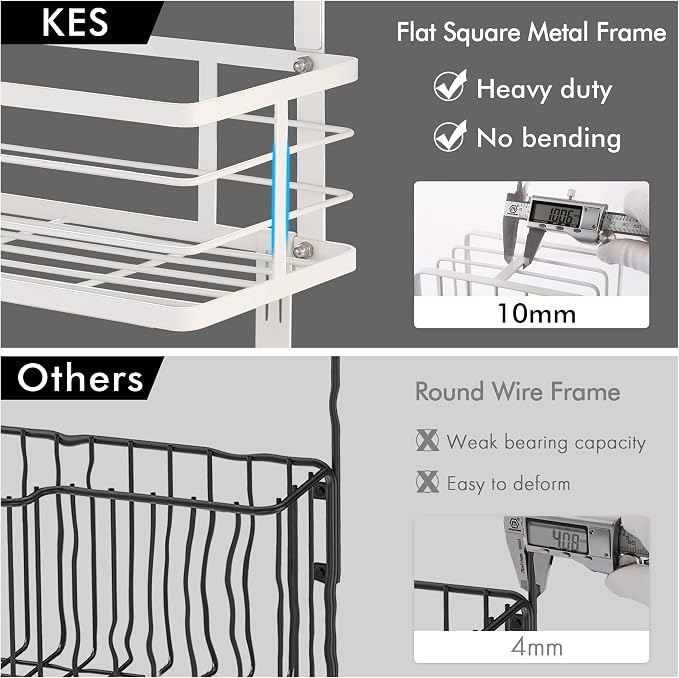 KES Ironing Board Hanger Over The Door, T-Leg Holder, - Image 3