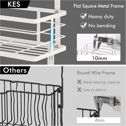 KES Ironing Board Hanger Over The Door, T-Leg Holder, - Image 3