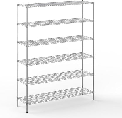 21" Deep x 72" Wide x 96" Height Wire Shelving Kit | 6-Tier | NSF Commercial by Regal+Altair