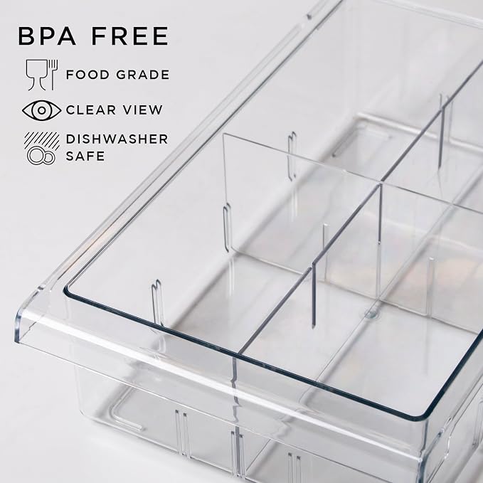 BINO | Pull-out Fridge Organizer | THE HANGER COLLECTION | Fridge Drawer - Image 3