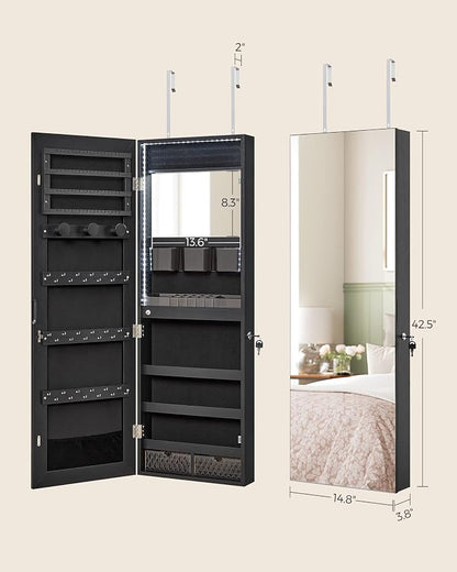 SONGMICS Jewelry Cabinet Armoire Organizer - Image 7