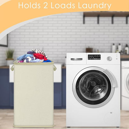 SNIGJAT Large Laundry Hamper, Tall Laundry Hamper - Image 2