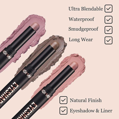 Eyeshadow Stick Cream Single Eyeshadow Pencil Makeup, High Pigmented - Image 4