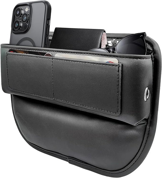 Universal Fit Car Seat Gap Filler Leather Car Storage Organizer Front Seat Auto by TDOFYH