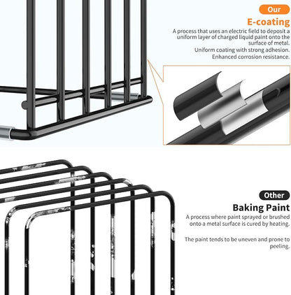 Kitchen Cabinet Organizer, Steel Cookware Holder, Divided Holder - Image 8