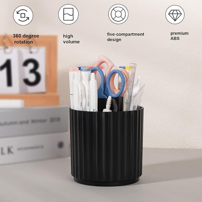 Anyoifax Makeup Brush Holder Organizer 360°Rotating Make Up Brushes Container - Image 5