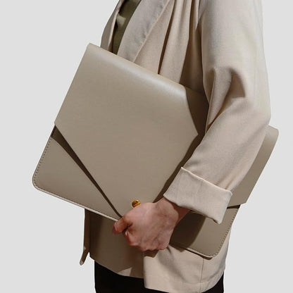 PU Leather Laptop Sleeve 16 Inch Compatible - Image 4