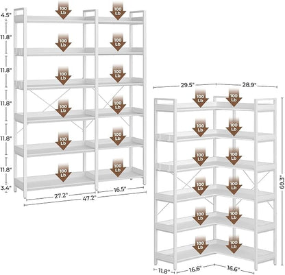 Rolanstar Bookshelf 6 Tier - Image 3