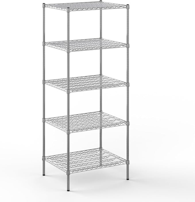 24" Deep x 30" Wide x 74" Height Wire Shelving Kit | 5-Tier | NSF Commercial by Regal+Altair